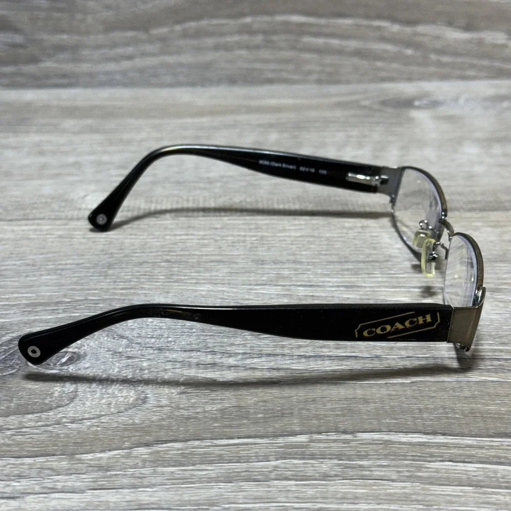 Coach HC5019‎ Trista Eyeglasses Frames Only Dark Silver Black Optical 52-16-135